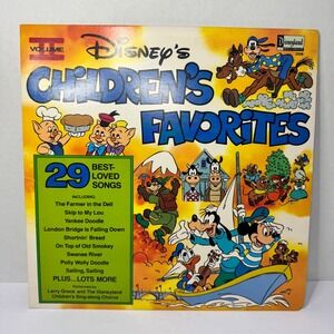 Disney Children's Favorites Vol. II Vinyl LP Larry Groce Disneyland Records 1979